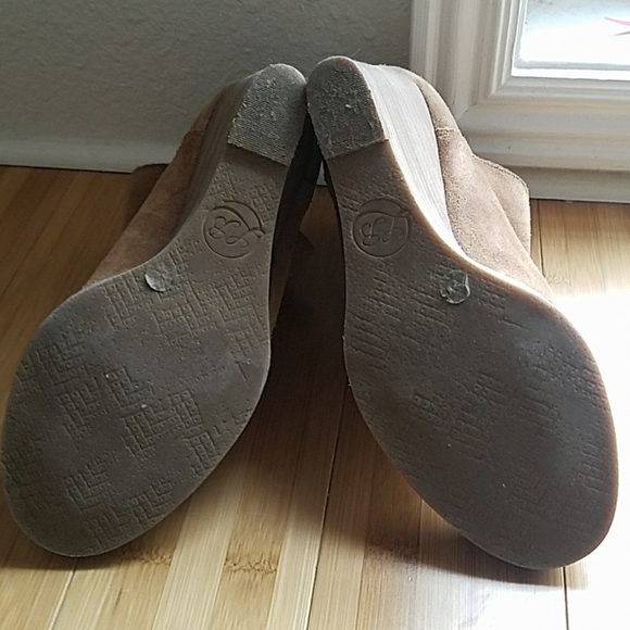 Lucky Brand Suede Wedge Heel Booties - Picture 6 of 8